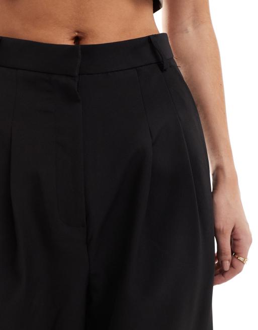 Miss Selfridge tailored wide leg pants in black