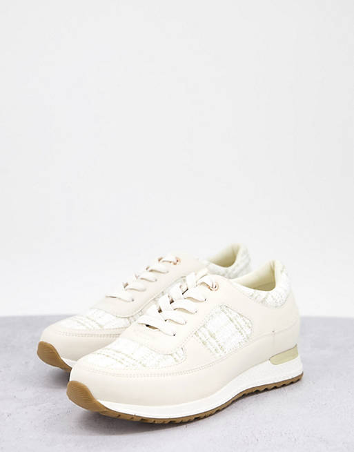 Shoes Trainers/Miss Selfridge tara off white trainer 
