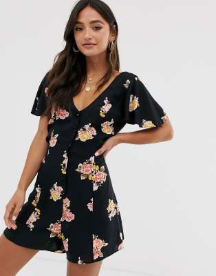 miss selfridge floral playsuit