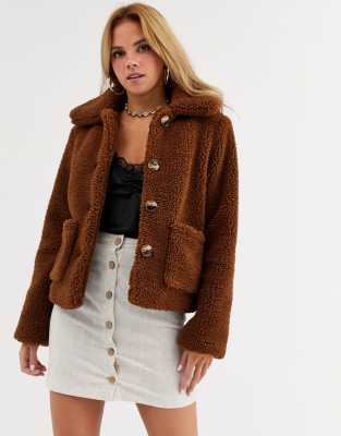 miss selfridge teddy jacket