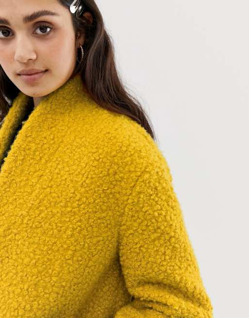 Miss selfridge outlet yellow coat