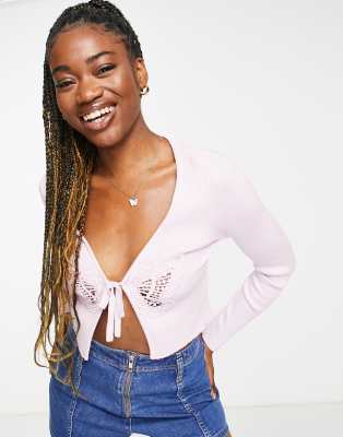 butterfly tie up top