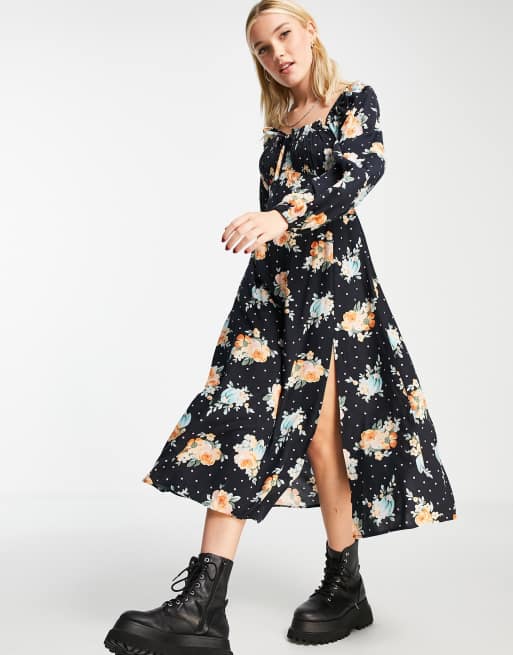 Miss selfridge tie front dress sale