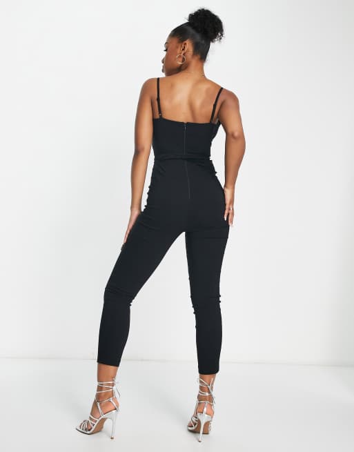 Plain store black jumpsuit