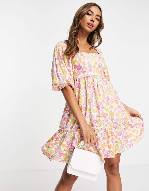 Miss selfridge 2025 pink floral dress