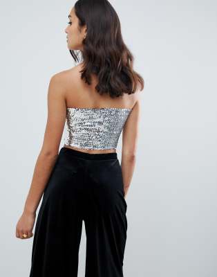 asos top paillette