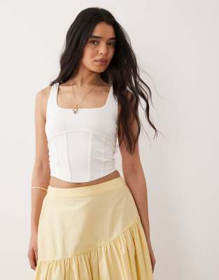 Top corset - Crème-Blanc 32