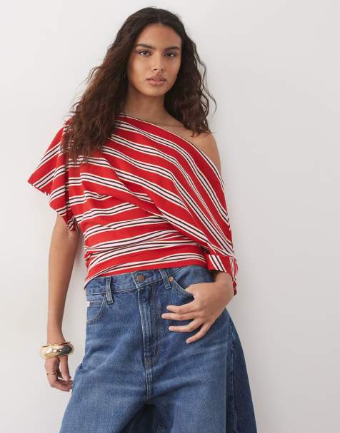Miss Selfridge - top holgado a rayas - view 1
