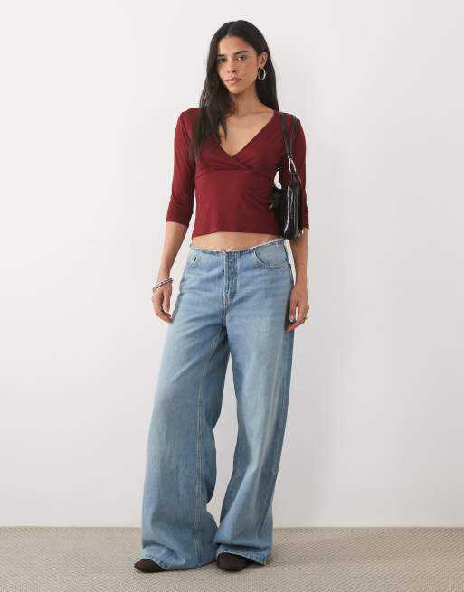 Miss Selfridge top portefeuille prune, 2 de 4