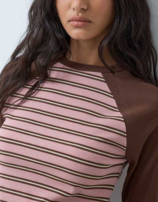 Miss Selfridge top raglán a rayas, 3 de 5