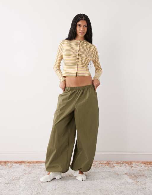 Miss Selfridge – Top w paski zapinany na guziki, 3 z 4