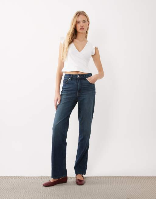 Miss Selfridge top with angel sleeves and lace trim in cream, 2 of 4