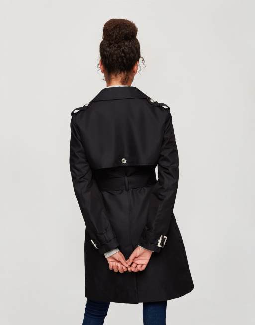 Miss Selfridge Black Belted Trench Coat Best Sale Jkuat Ac Ke