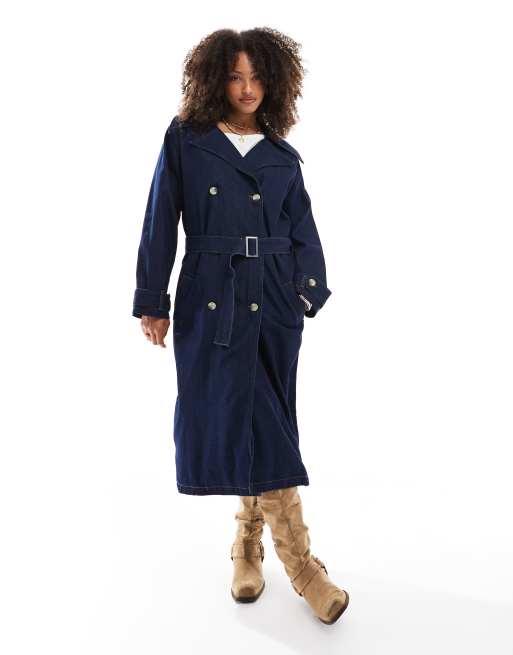 Miss Selfridge – Trencz jeansowy w kowbojskim stylu, 3 z 4