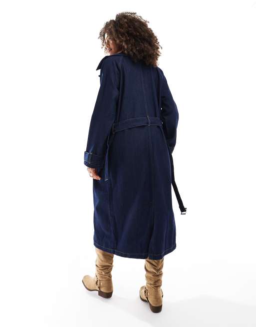Miss Selfridge – Trencz jeansowy w kowbojskim stylu, 4 z 4