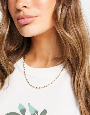 Miss Selfridge twisted chain necklace