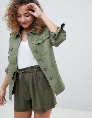 miss selfridge khaki jacket