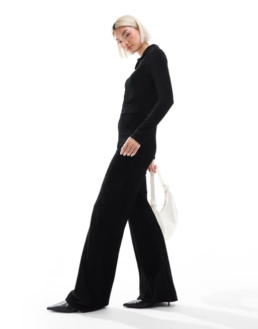 Miss selfridge velvet jumpsuit on sale