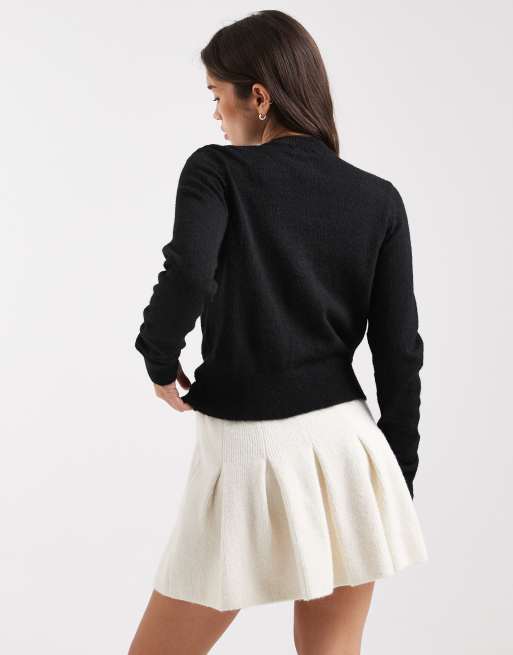 Miss Selfridge - Vest met ronde hals in zwart, 3 van 4