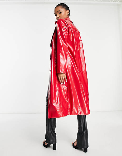 Bright Red Trench Coat | lupon.gov.ph