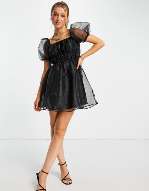 Black 2024 organza dress