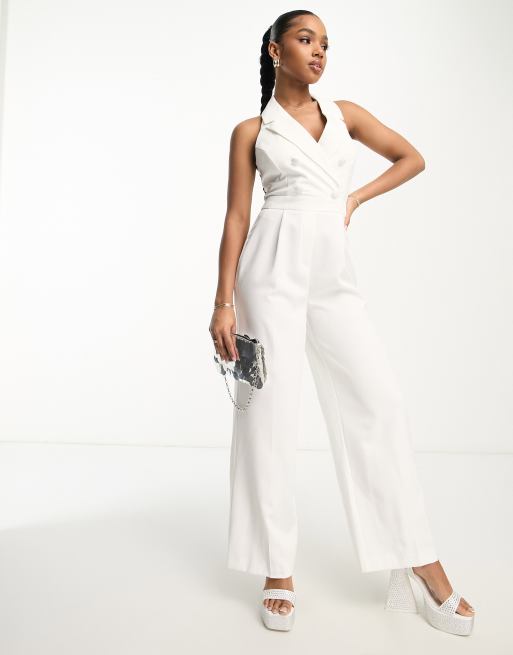 Jumpsuit blanco cheap