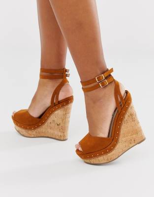miss selfridge wedge sandals