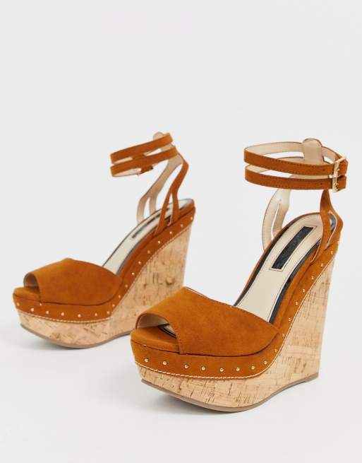 Miss selfridge wedge store sandals