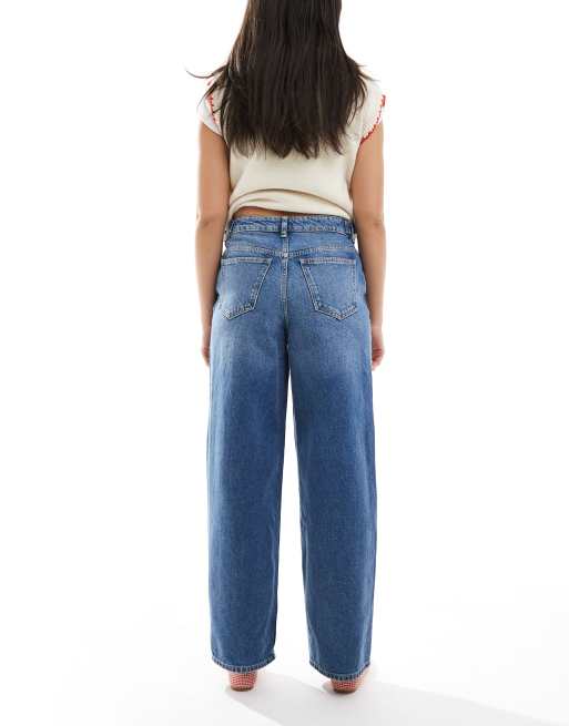 Miss Selfridge – Weite Jeans mit elastischem Bund, 3 von 5
