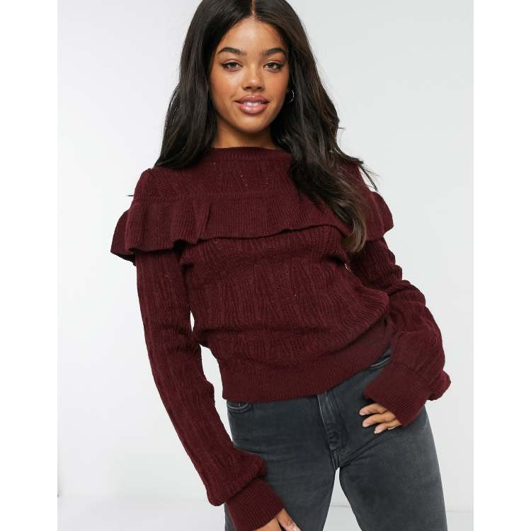 Miss selfridge outlet red jumper