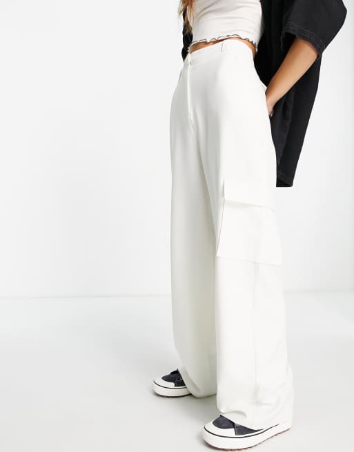 ecru cargo pants