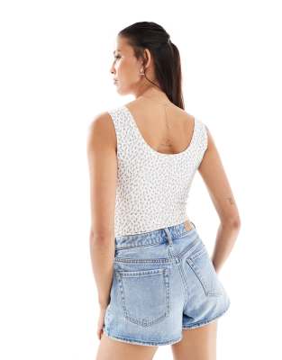 Miss Selfridge Wide Scoop Bodysuit