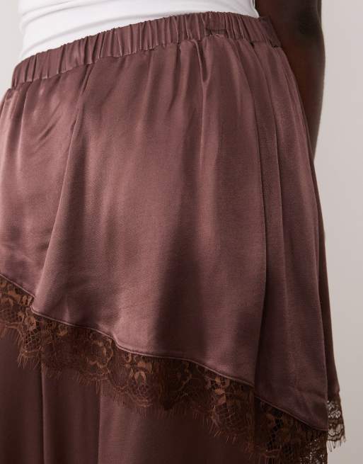 Miss Selfridge wrap detail satin balloon pants, 4 of 5