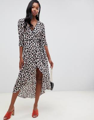 miss selfridge animal print dress