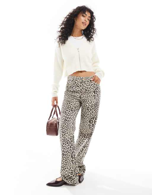 Miss selfridge cropped cardigan in cream shop