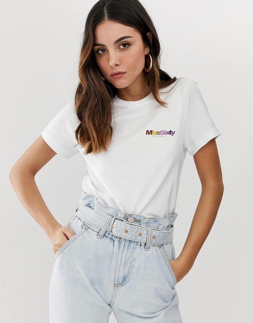 Miss Sixty - Archive - T-shirt met logo-Wit