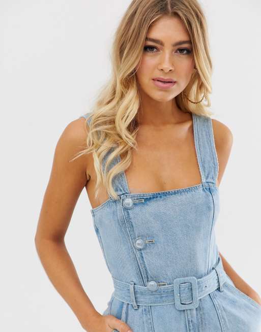 Miss sixty sale denim playsuit