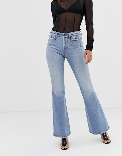 Miss Sixty flare jean with front pocket detail | ASOS