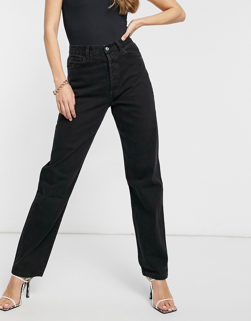 Miss Sixty - Jaren 90 ruimvallende mom jeans met hoge taille in zwart