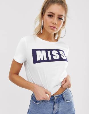 Miss Sixty logo-t-shirt-Hvid