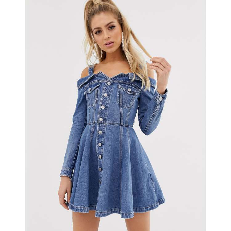 Miss sixty store denim playsuit