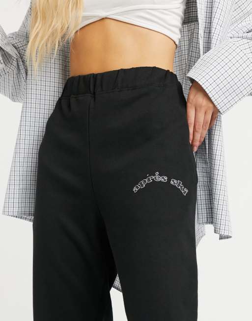 Missguided 90 s jogger in black ASOS