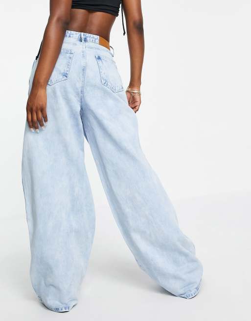 Missguided wide 2025 leg jeans