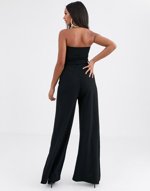 Missguided store bandeau jumpsuit