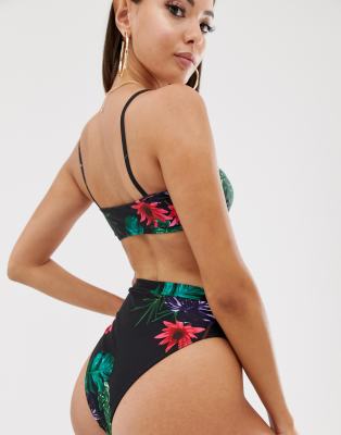 strappy swim top