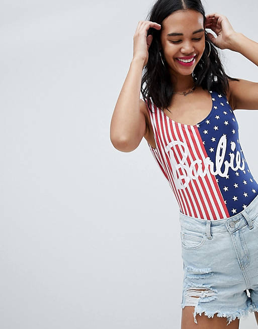 Missguided Barbie American Flag Body