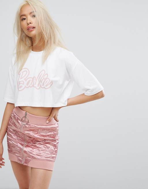 Barbie crop sale top hoodie