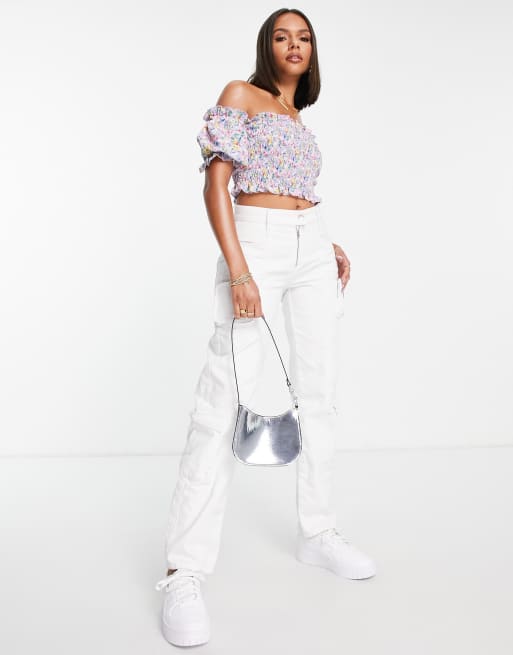 Missguided bardot top hotsell