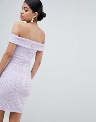 topshop spot pleat dress