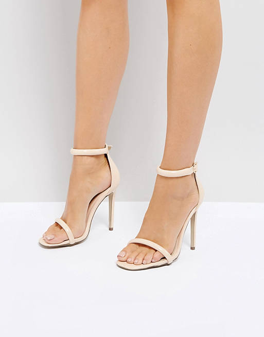 Missguided Barely There Ankle Strap Sandals